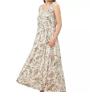 Frye Sz XXL Floral Sleeveless Dress With Pockets